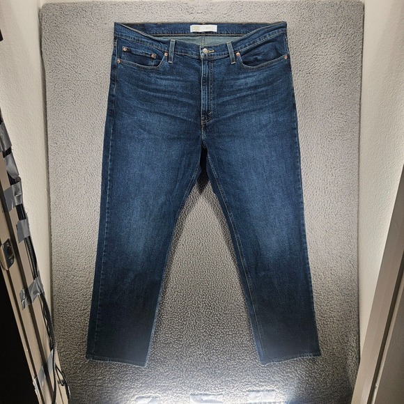 Levi Strauss Signature Gold Jeans Mens 42 x 31 Zip Fly‎ Denim Athletic Straight - Picture 1 of 15